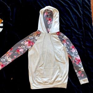floral hoodie